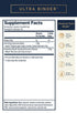 image of the list of ingredients in the ultra binder by quicksilver scientific.